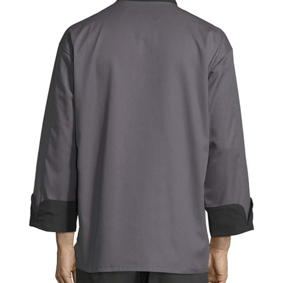 Men's Slate Chef Jacket - Picture 2 of 5